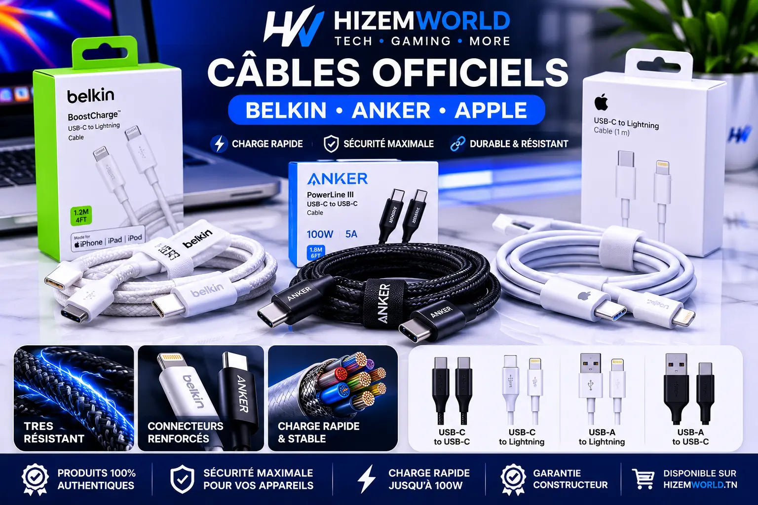 Câbles Hizem World
