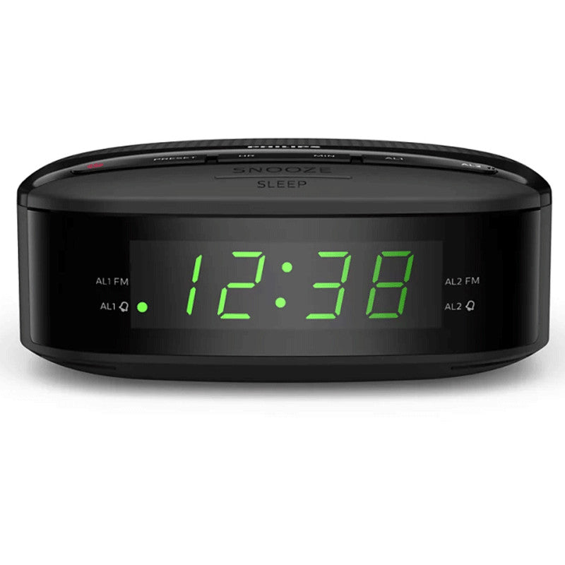 Radio-réveil Philips TAR3205/98 noir – FM et double alarme