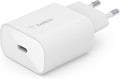 Chargeur Rapide Secteur Belkin USB-C 25W - Blanc