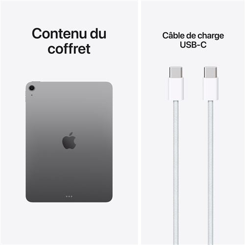 Apple iPad Air 11″ M4 256 Go Wi-Fi (2026) – Gris sidéral