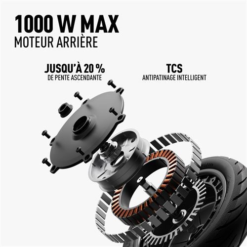 Trottinette électrique Segway Ninebot F3 1000 W Gris et Noir