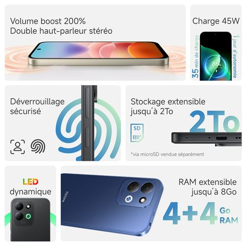 Xiaomi Redmi 17 4G 4 Go / 128 Go Vert