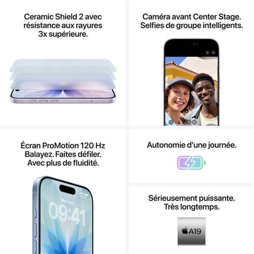 Apple iPhone 17 256 Go Sauge – 5G Double SIM