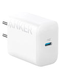 Chargeur Anker 20W USB-C PowerIQ 3 blanc pour iPhone, Samsung et iPad