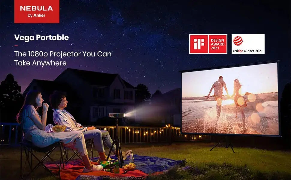 Vidéo Projecteur Polyvalent Anker Nebula D2121G Vega B2B Noir Hizem World