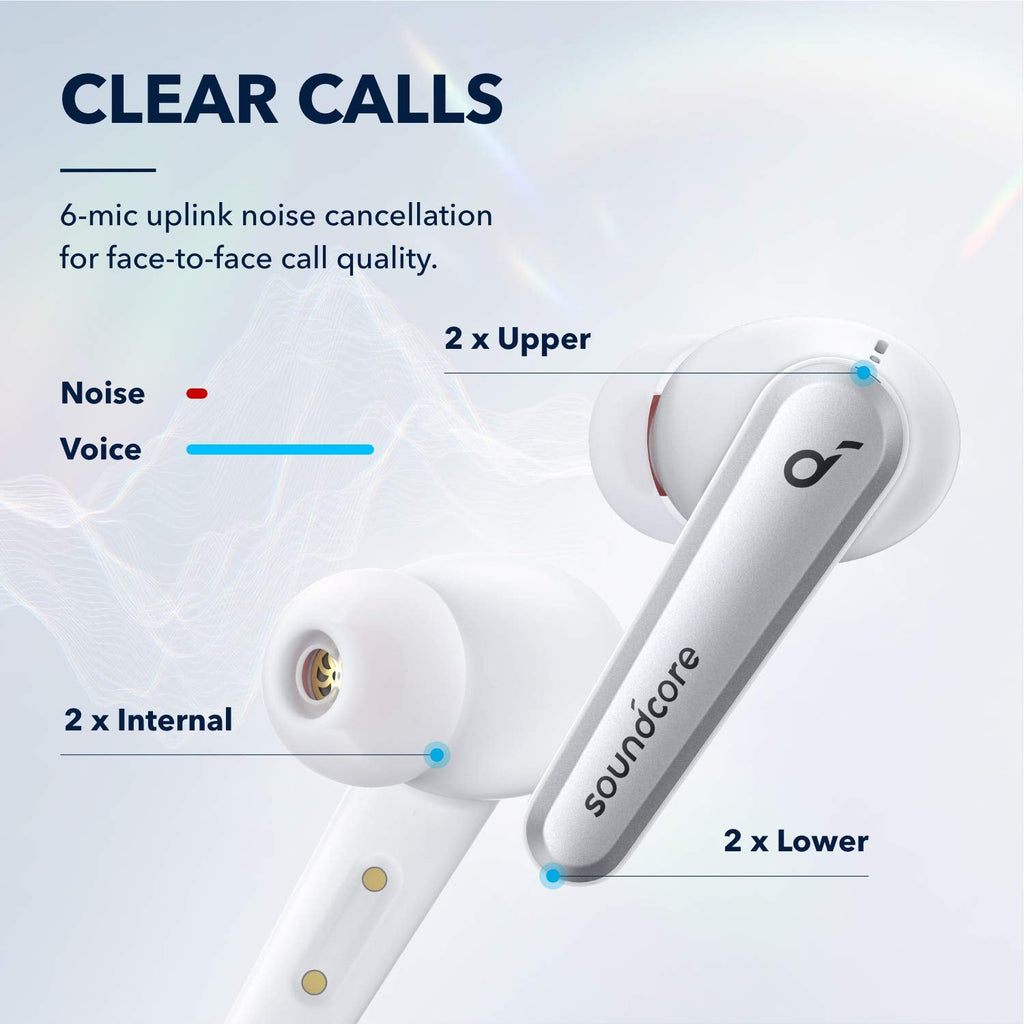 Anker Soundcore Liberty Air 2 Pro – Écouteurs TWS ANC | 26H | 6 Micros | Rose Hizem World