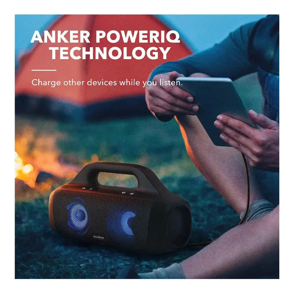 Enceinte Bluetooth Anker Soundcore Select Pro avec son puissant, basses renforcées et éclairage LED