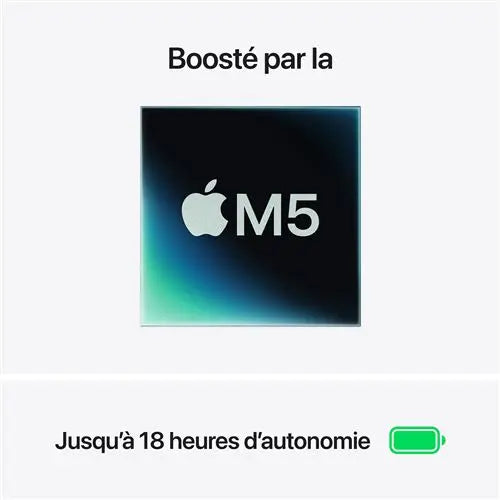 Apple MacBook Air 13" 512 Go SSD 16 Go RAM Puce M5  Bleu ciel Hizem World