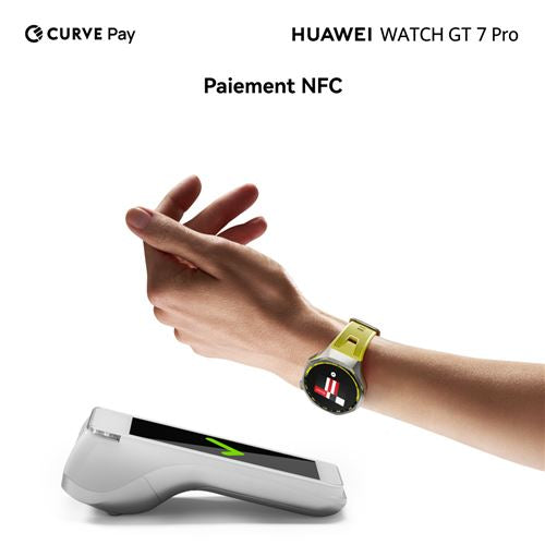 Huawei Watch GT 7 Pro 46 mm Bluetooth – Titane noir et bracelet noir