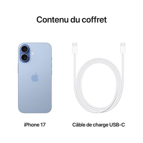 Apple iPhone 17 256 Go Brume – 5G Double SIM