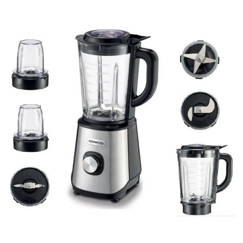 Blender KENWOOD BLM45-880SS 1000Watts Avec 3 Moulins - Silver Hizem World