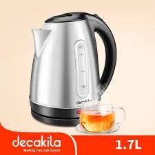 Bouilloire Électrique DECAKILA KEKT004W 1.7L 2200W - Chrome Hizem World