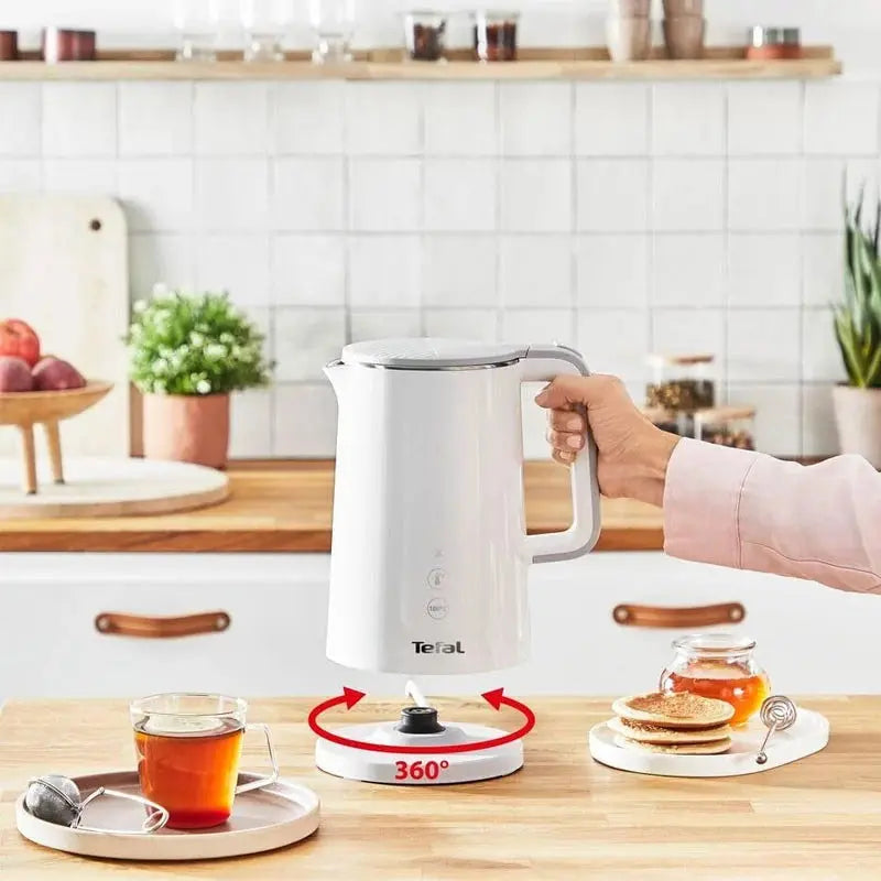 Bouilloire Sense TEFAL 1,5L Blanc (KO693110 ) Hizem World