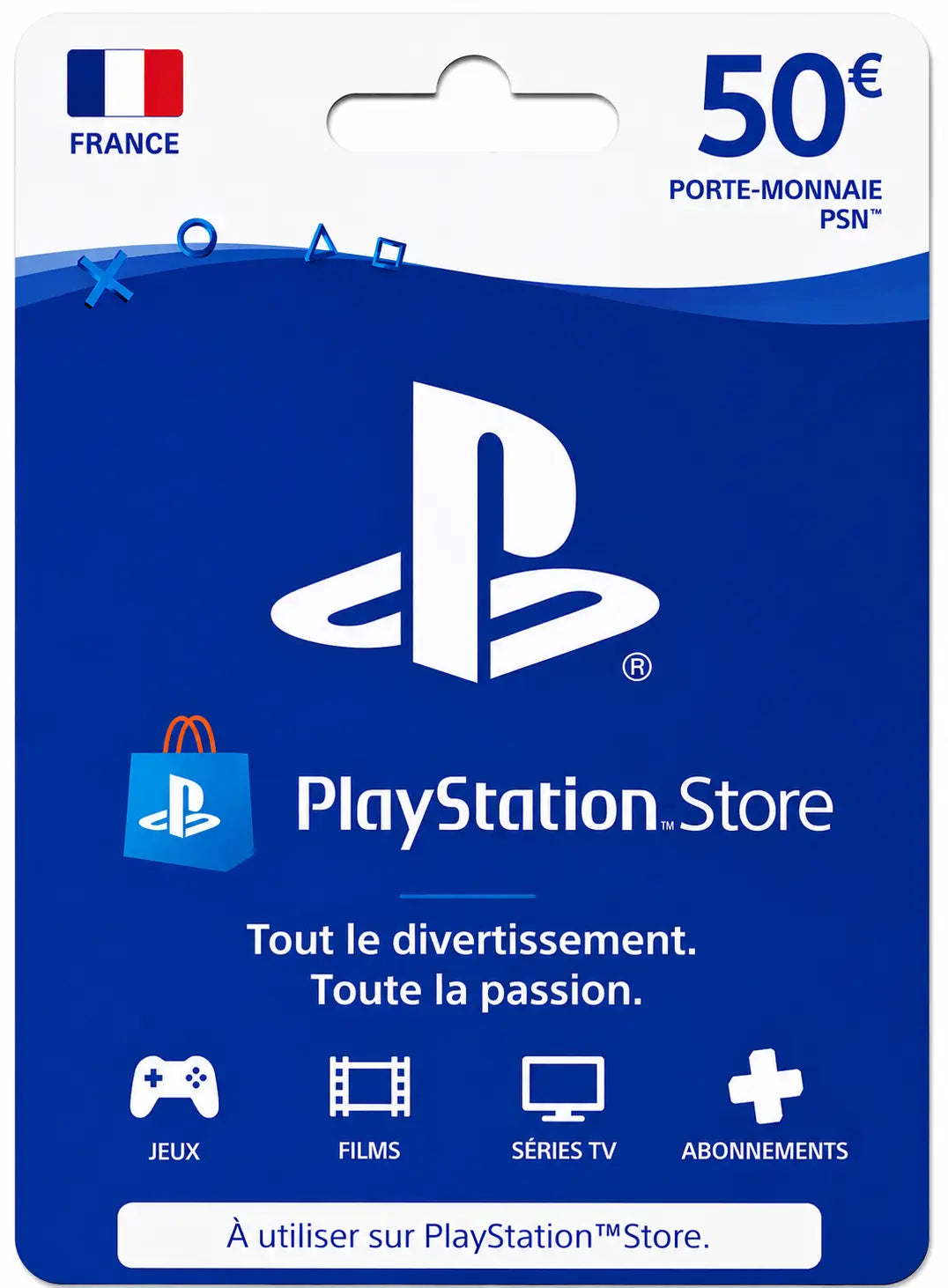 Carte PlayStation Store 50€ Hizem World