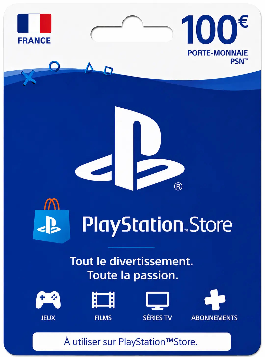 Carte PlayStation Store 100€ Hizem World