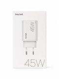 Chargeur Samsung 45W USB-C Super Fast Charging – Blanc | BecLad