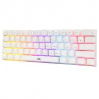 Clavier Gamer Filaire BARACUDA BGK-03211 Dolphin – White Red | Style & Performance Gaming Hizem World