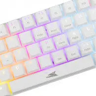 Clavier Gamer Filaire BARACUDA BGK-03211 Dolphin – White Red | Style & Performance Gaming Hizem World