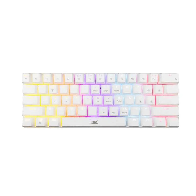 Clavier Gamer Filaire BARACUDA BGK-03221 Dolphin – White Blue | Style &amp; Performance Gaming Hizem World