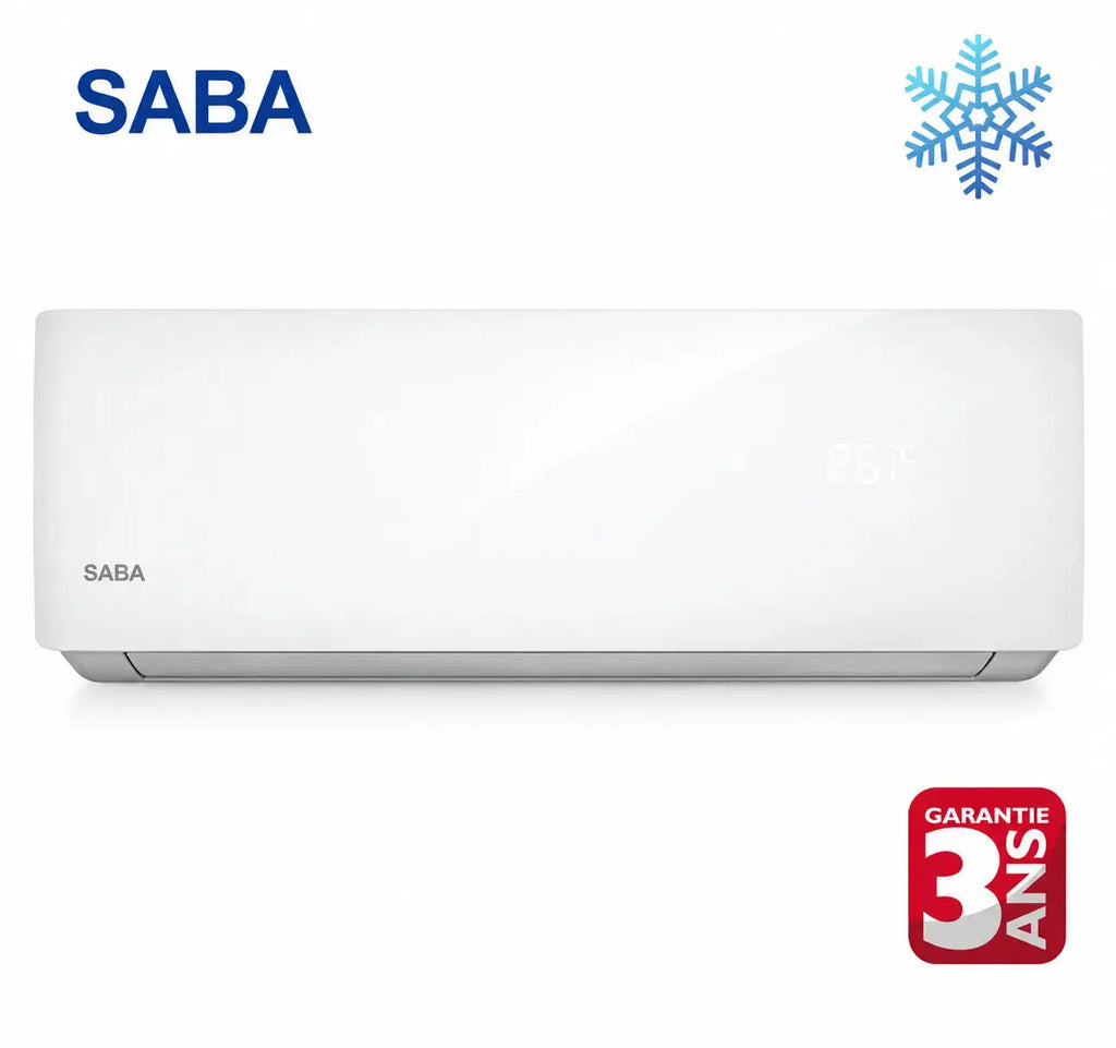 Climatiseur SABA 18000 BTU  mural blanc pour maison et bureau en Tunisie