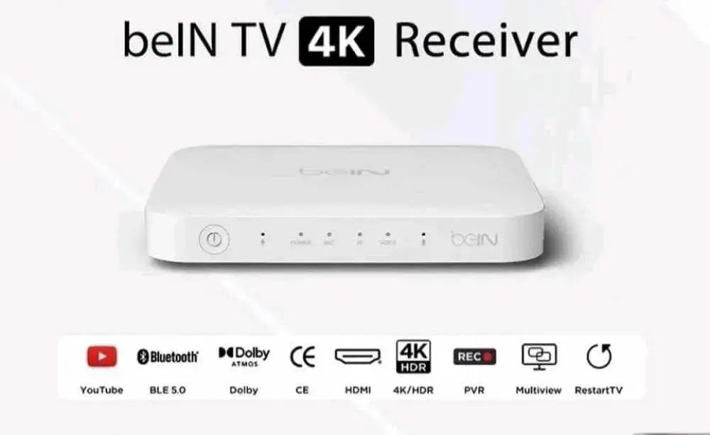 Décodeur beIN TV HD – Récepteur Satellite avec Chaînes Sport Hizem World