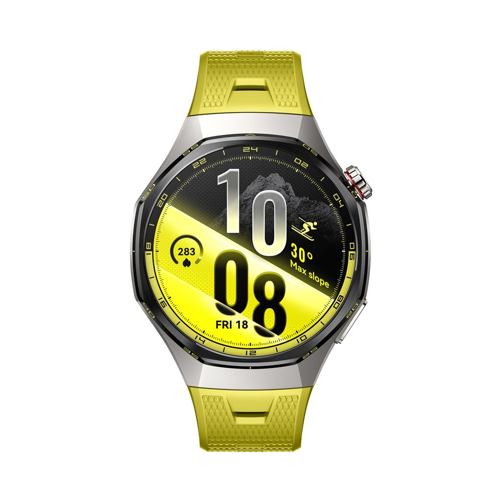Huawei Watch GT 7 Pro 46 mm Bluetooth – Titane et bracelet jaune