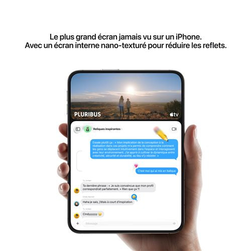 Apple iPhone Duo 256 Go — Ciel Nocturne | 5G Double eSIM | Écran Pliant