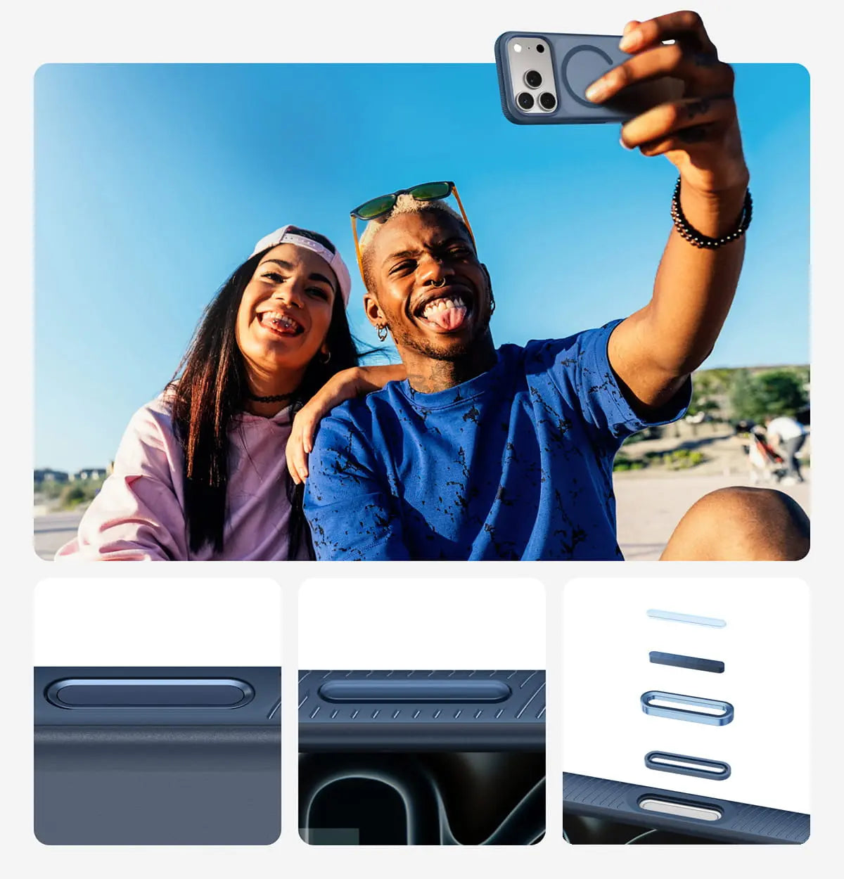Étui Belkin 17PRO MAX BLEU   Protection Élégante et Résistante Hizem World