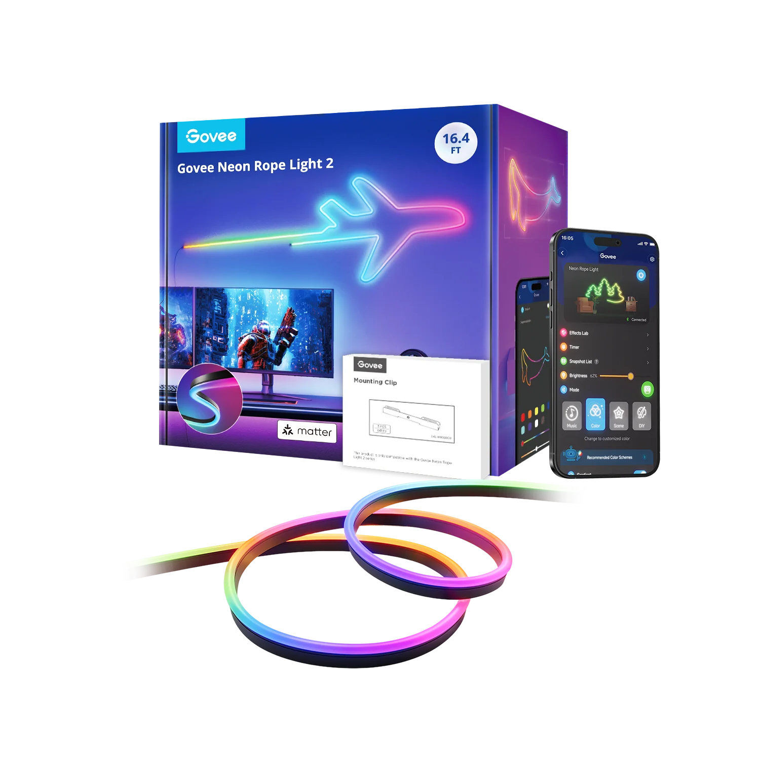 Guirlande lumineuse Néon Govee Light 2 3metres