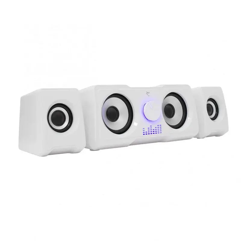 Haut-parleur Gamer 2.2 WHITE SHARK Mood RGB BLANC Hizem World