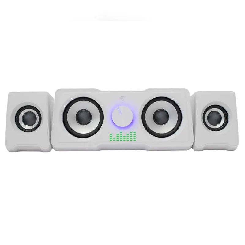 Haut-parleur Gamer 2.2 WHITE SHARK Mood RGB BLANC Hizem World
