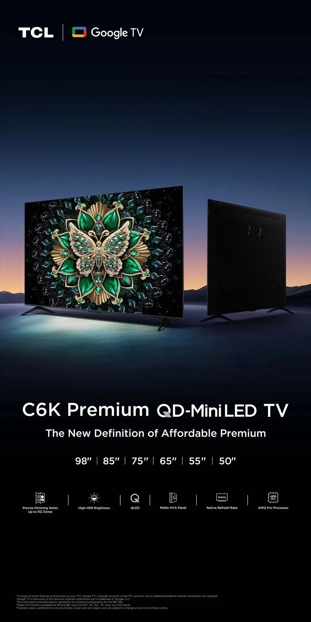 TCL 86C6K - 86-Inch 4K Smart TV – Hizem World