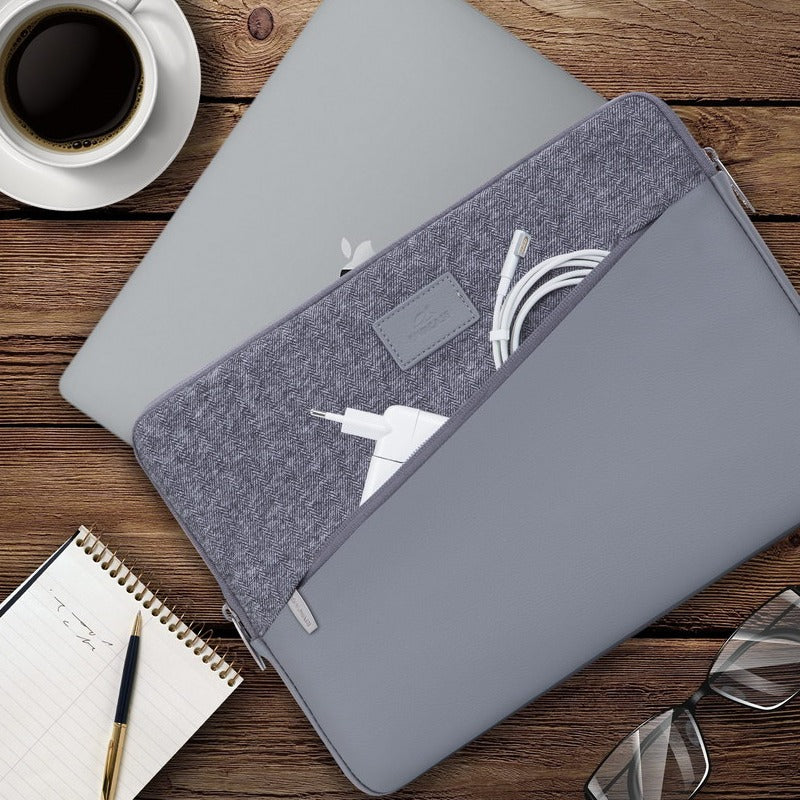 RIVACASE 7903 Grey – Pochette MacBook Air / Pro & PC 13,3"