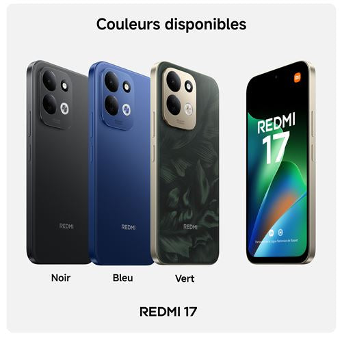 Xiaomi Redmi 17 4G 4 Go / 128 Go Bleu