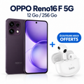 OPPO Reno16 F 5G –12 Go RAM, 256 Go – Twilight Violet