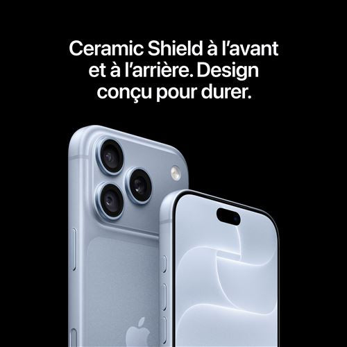 Apple iPhone 18 Pro 6,3" — 256 Go | Double SIM 5G | Noir Titanium
