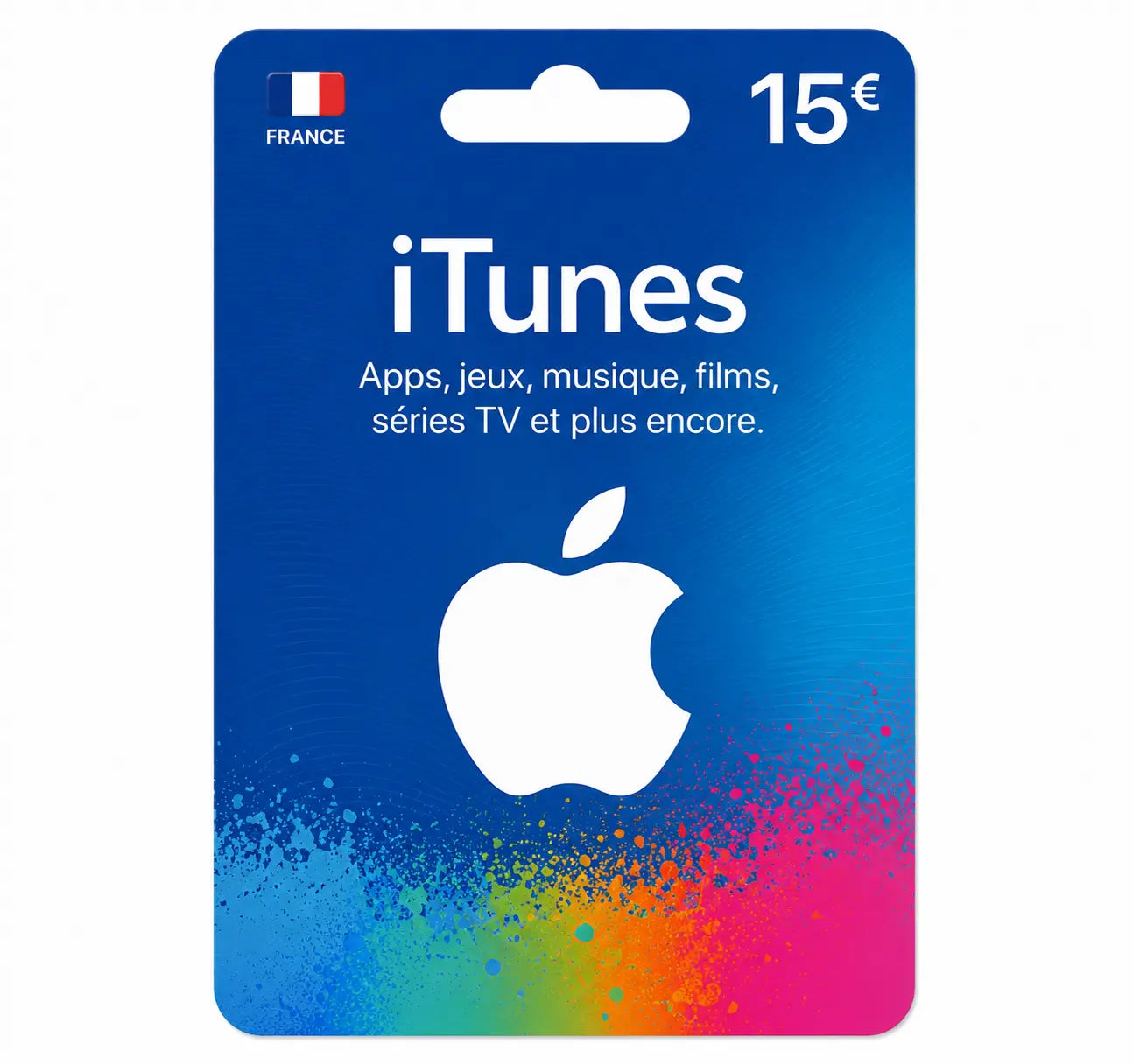 Carte iTunes France, pour achats sur l'App Store et iTunes