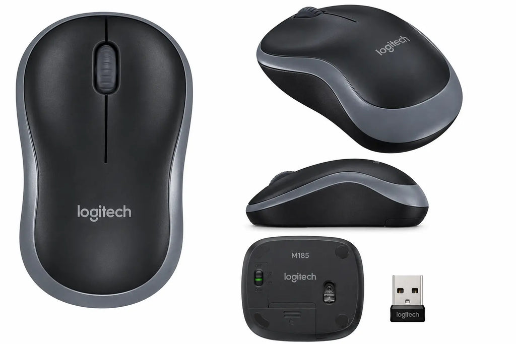 Logitech M185 – Souris Sans Fil 2,4 GHz | 12 Mois Autonomie | Plug & Play
