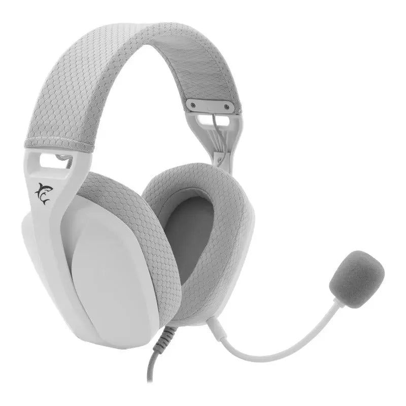 Micro Casque Gamer Filaire WHITE SHARK SPARROW  BLANC Hizem World