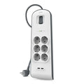 Multiprise Parafoudre Belkin BSV604VF2M-V2 – 6 prises + USB (2m) Hizem World