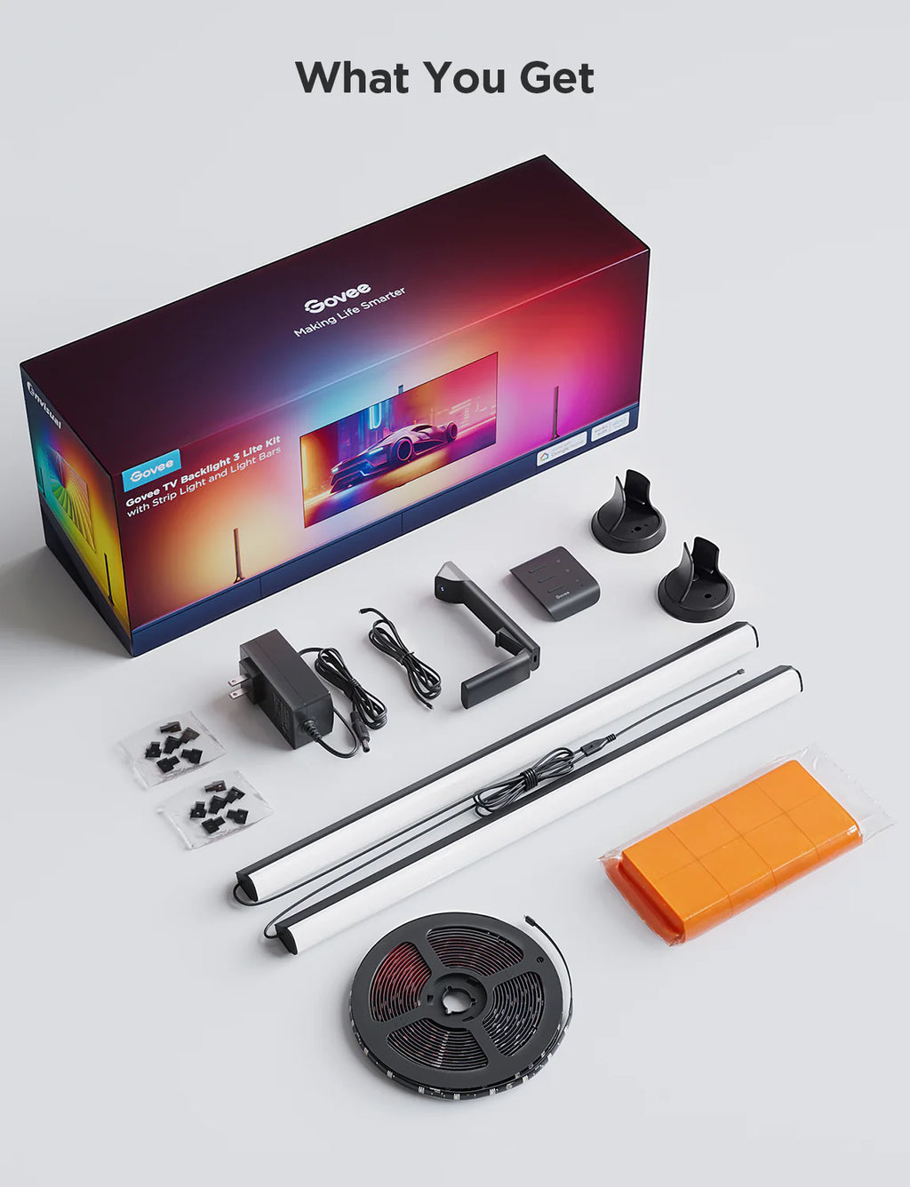 Kit de rétroéclairage TV Govee 3 Lite remis à neuf