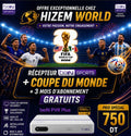 Pack Récepteur + Abonnement beIN Sports 3 Mois + Coupe du Monde 2026 Hizem World