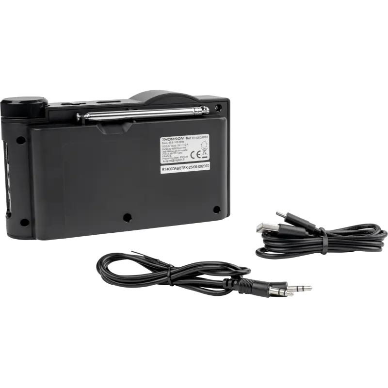 RADIO DAB+ BLUETOOTH THOMSON RT400DABBTBK – NOIR Hizem World