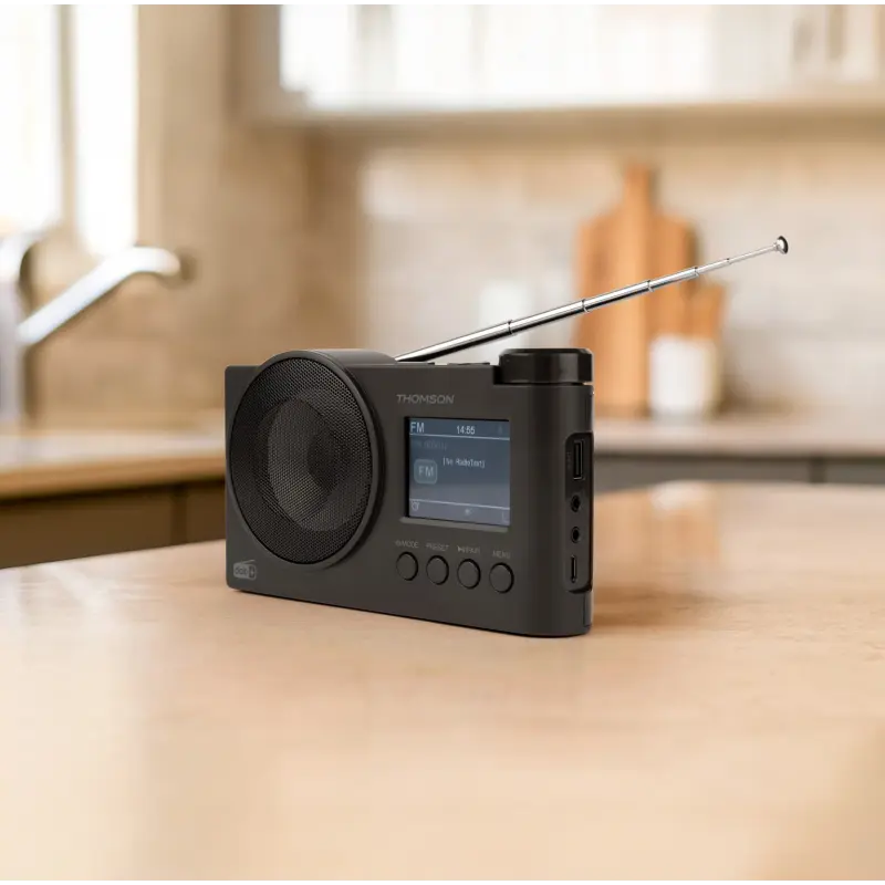 RADIO DAB+ BLUETOOTH THOMSON RT400DABBTBK – NOIR Hizem World