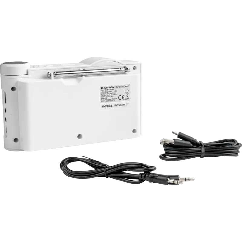 RADIO DAB+ BLUETOOTH THOMSON RT400DABBTBK –Blanc Hizem World