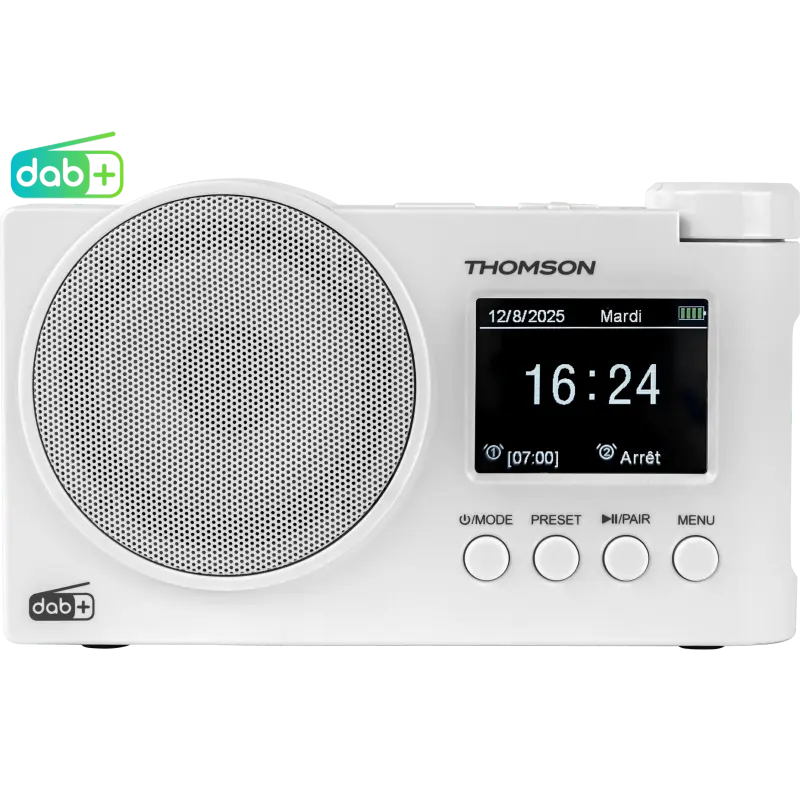 RADIO DAB+ BLUETOOTH THOMSON RT400DABBTBK –Blanc Hizem World