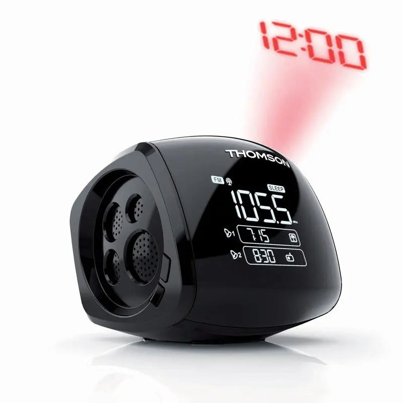 RADIO-RÉVEIL AVEC PROJECTION THOMSON CP280 - NOIR Hizem World