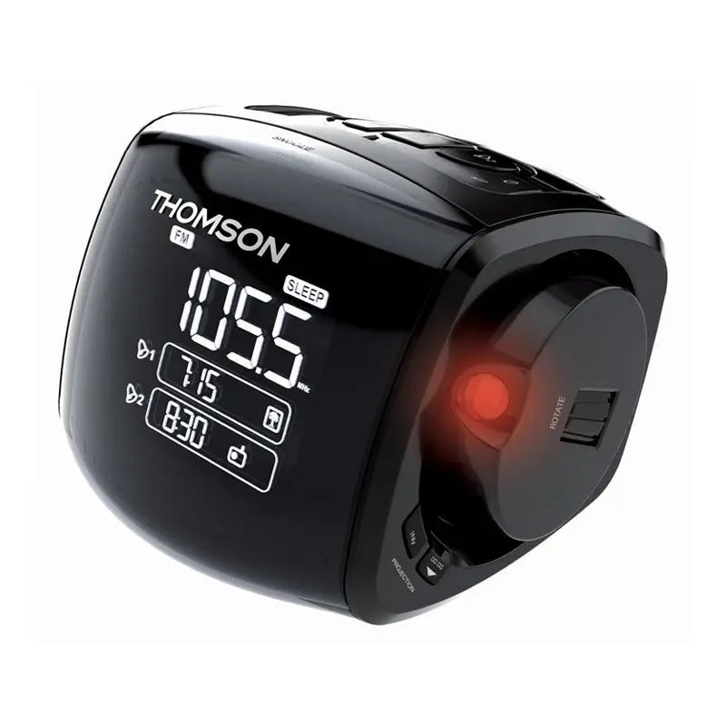 RADIO-RÉVEIL AVEC PROJECTION THOMSON CP280 - NOIR Hizem World