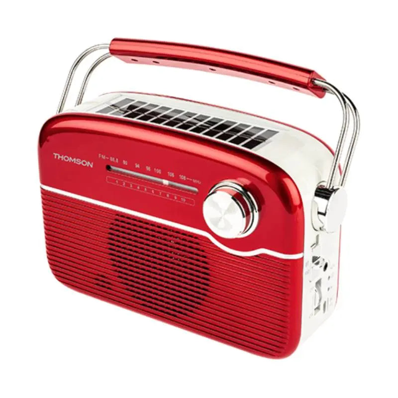 Radio Portable Sans Fil THOMSON Solaire RTS450BT ROUGE Hizem World