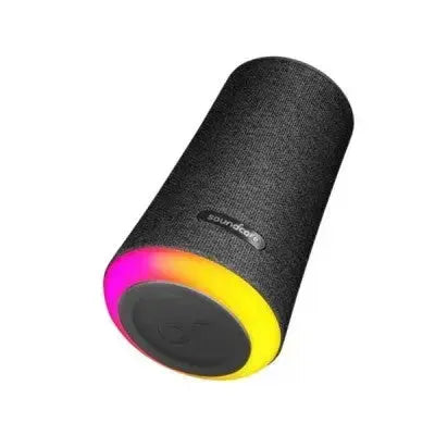 Enceinte Bluetooth Soundcore Flare Plus avec son 360 degrés, basses puissantes et éclairage LED RGB